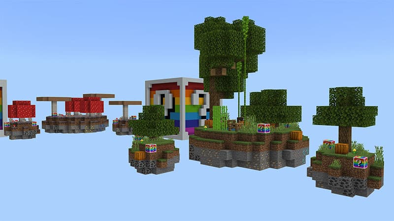 Rainbow Lucky Block Skyblock