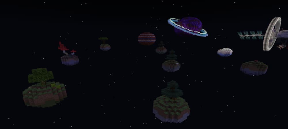 Skyblock Space Exploration