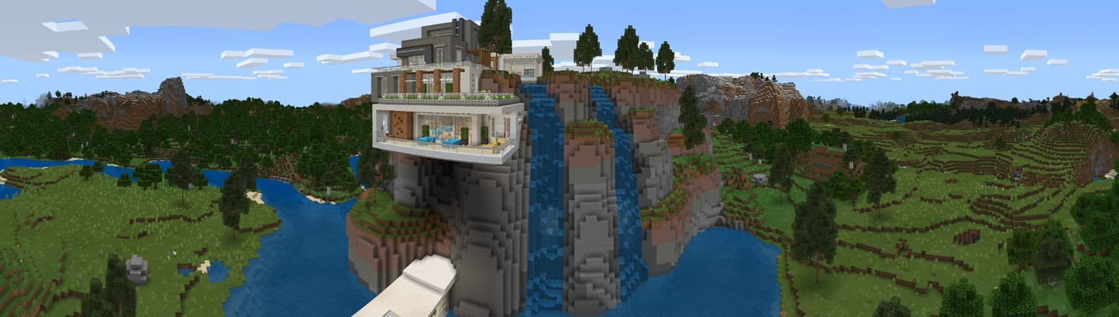 Millionaire Waterfall Mansion