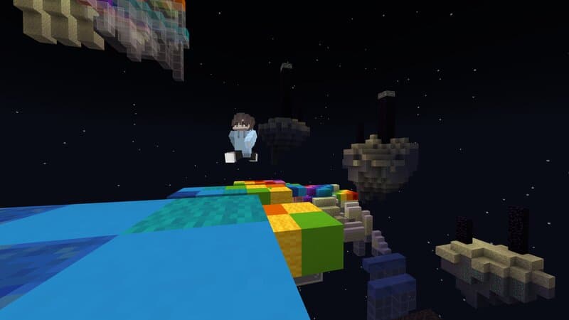Parkour Rainbow Road