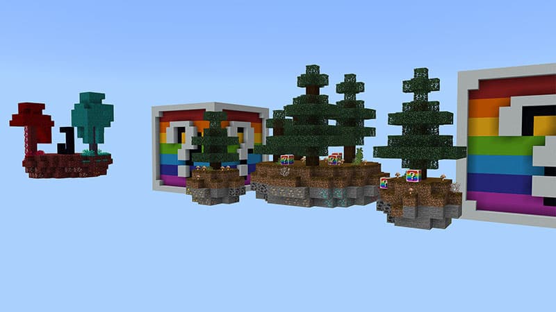Rainbow Lucky Block Skyblock