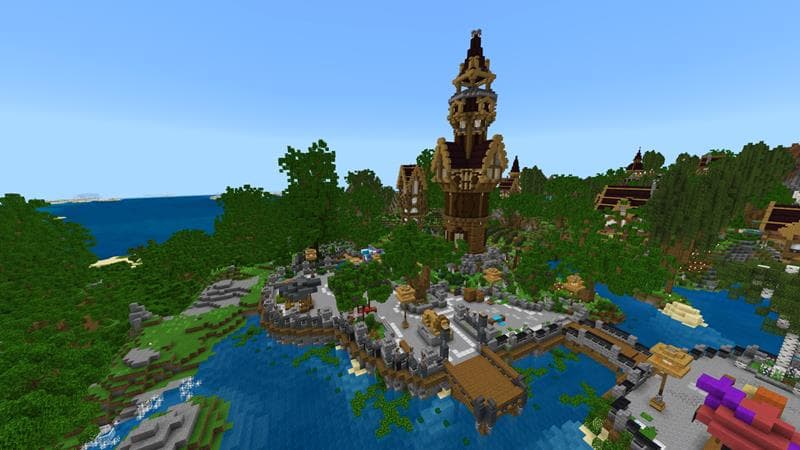 Simple Spawns Flower Town