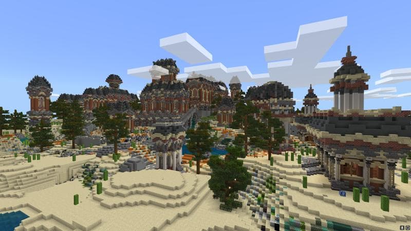 Lucky Blocks Desert Paradise