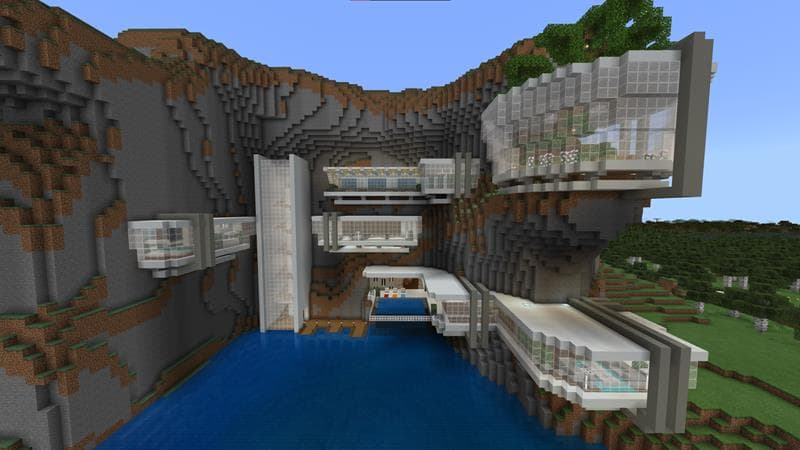 Modern Cliffside Base