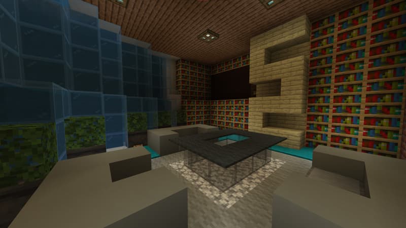 Underwater Cliffside House