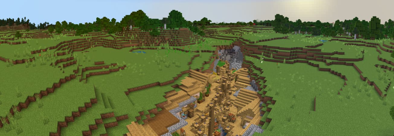 Village In A Ravine