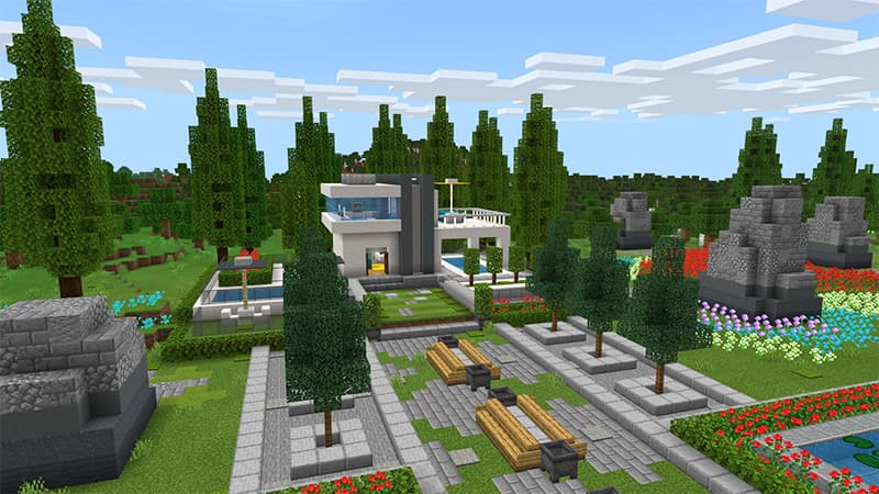 Mansion: Noob vs Pro vs Hacker