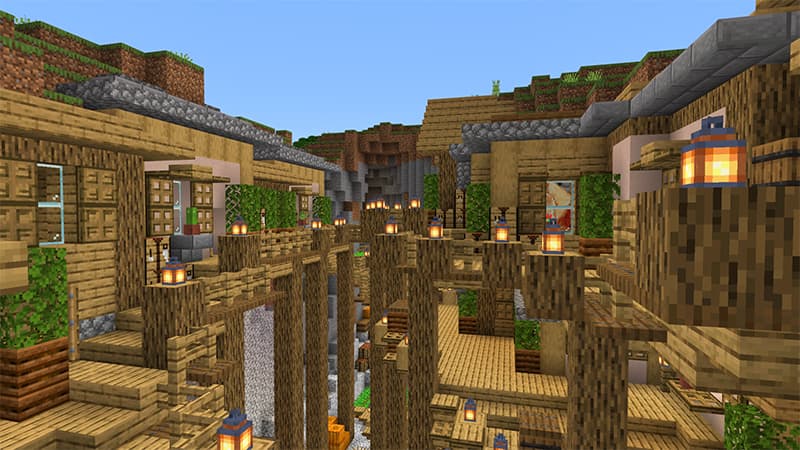 Village In A Ravine
