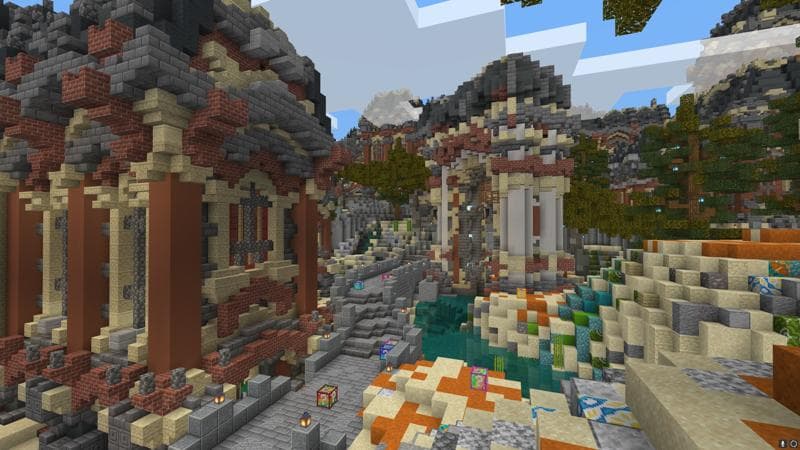 Lucky Blocks Desert Paradise