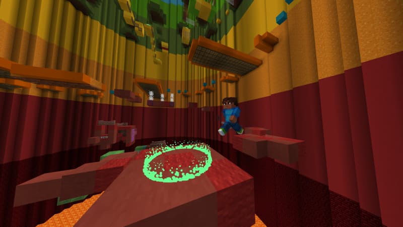 Rainbow Parkour Tower