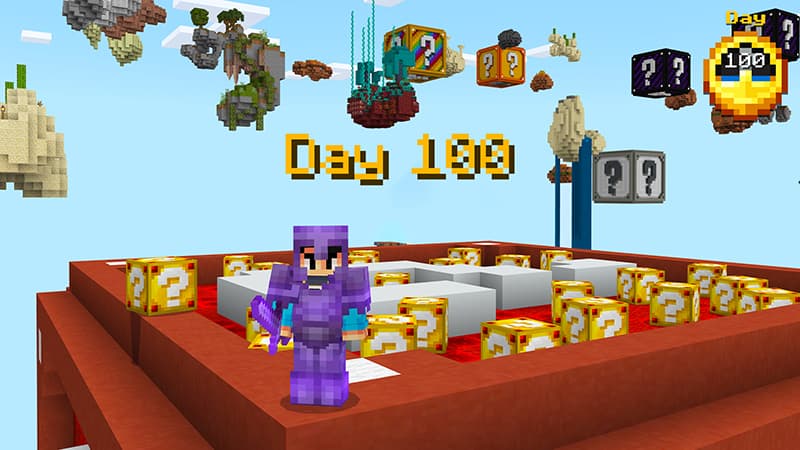 100 Days Lucky Block