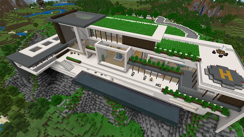 Modern Hillside Mansion