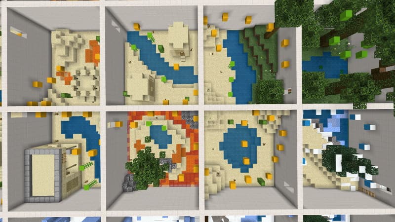 Grid Parkour Biomes