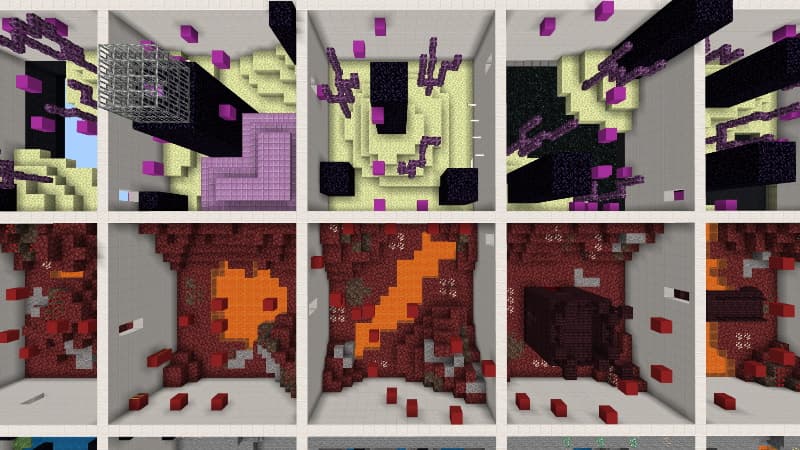 Grid Parkour Biomes
