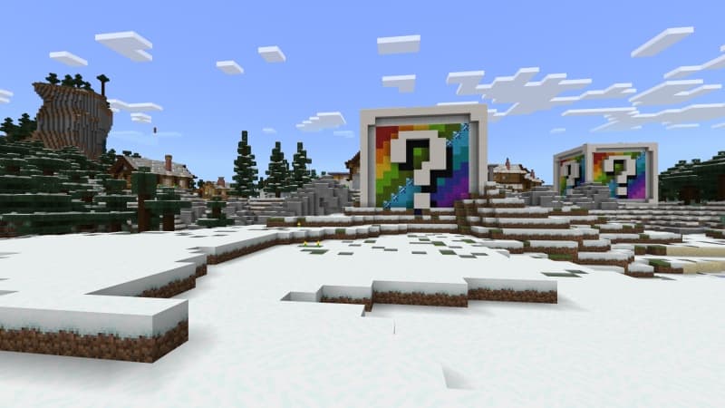 Winter Rainbow Blocks