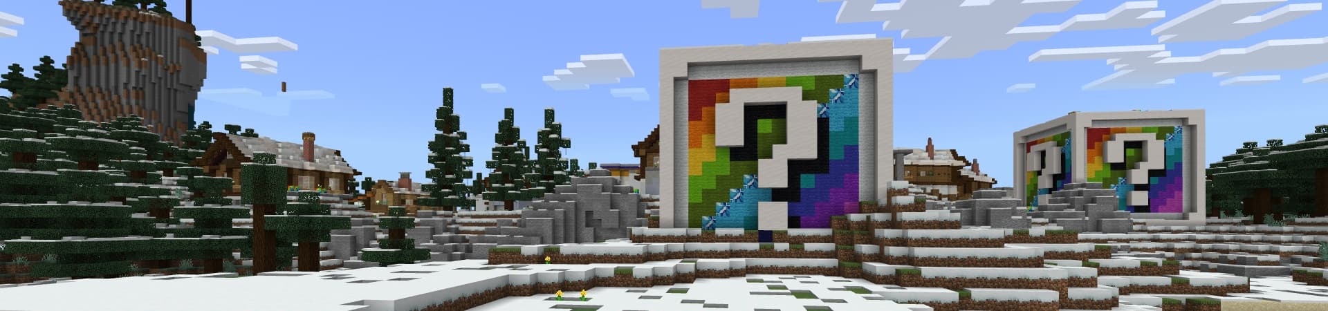 Winter Rainbow Blocks
