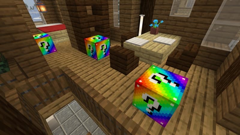 Winter Rainbow Blocks