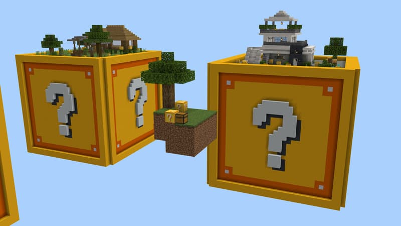 Giant Lucky Block Skyblock