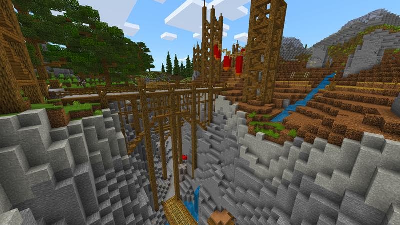 Simple Spawns Mining Village
