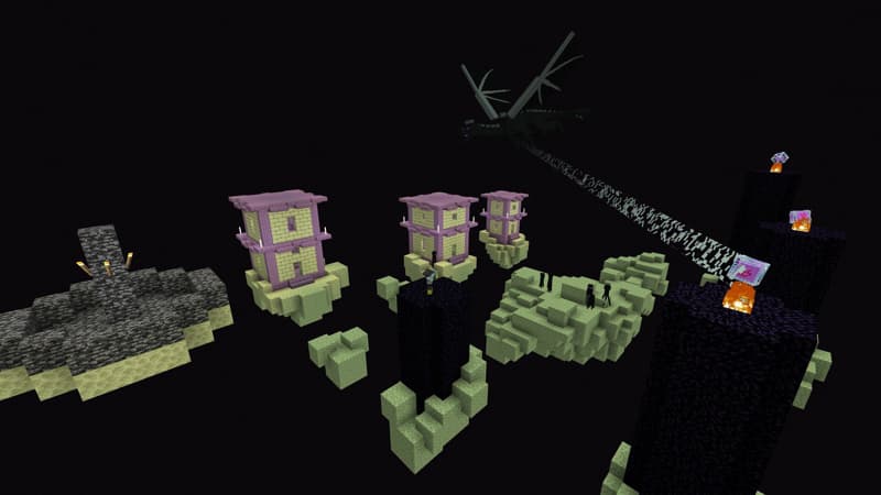 Skyblock Raining Mobs