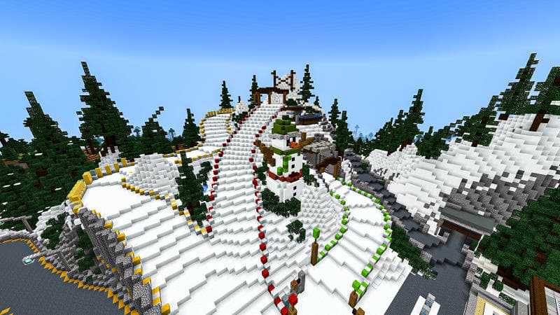 Winter Billionaire Mansion