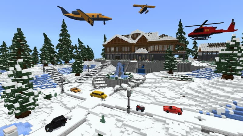 Winter Millionaire Mansion