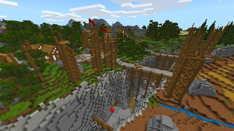 Simple Spawns Mining Village