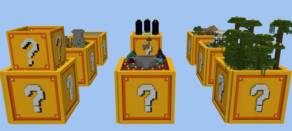 Giant Lucky Block Skyblock